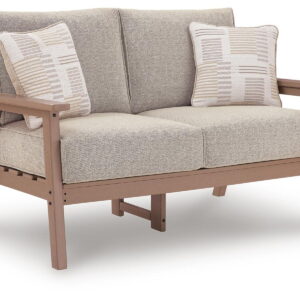Grover Beach - Loveseat With Cushion - Driftwood