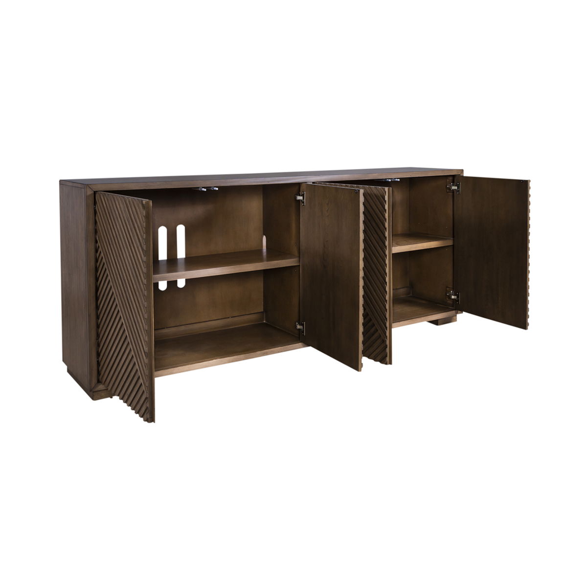 Easton - 82" TV Console - Urban Bronze - Image 7
