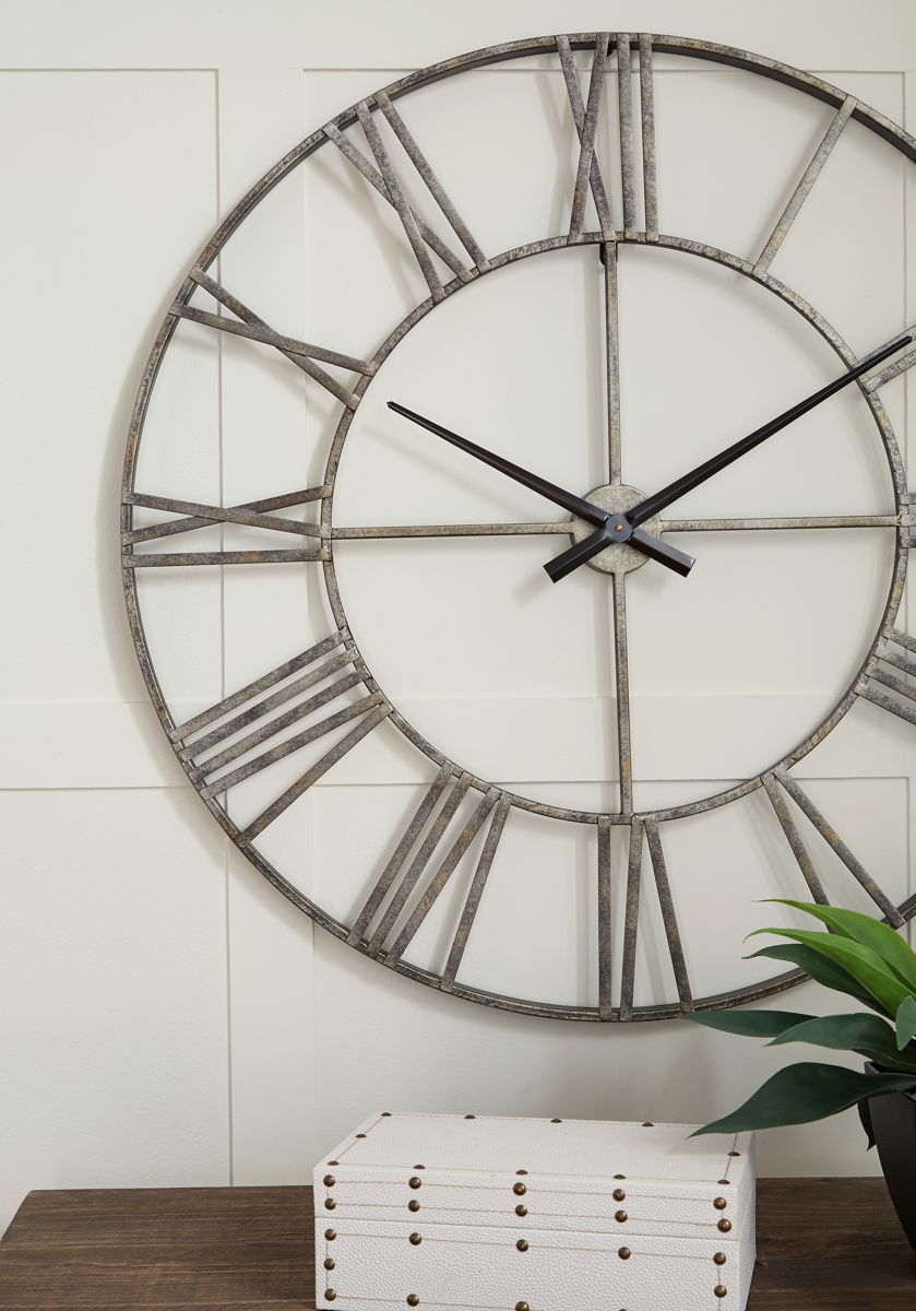 Paquita - Wall Clock - Antique Silver - Image 2