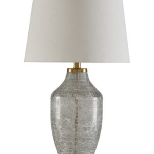 Abbriel - Glass Table Lamp - Antique Green
