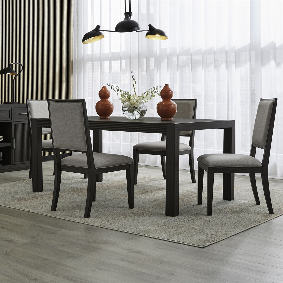 Modern Edge - Rectangular Table Set
