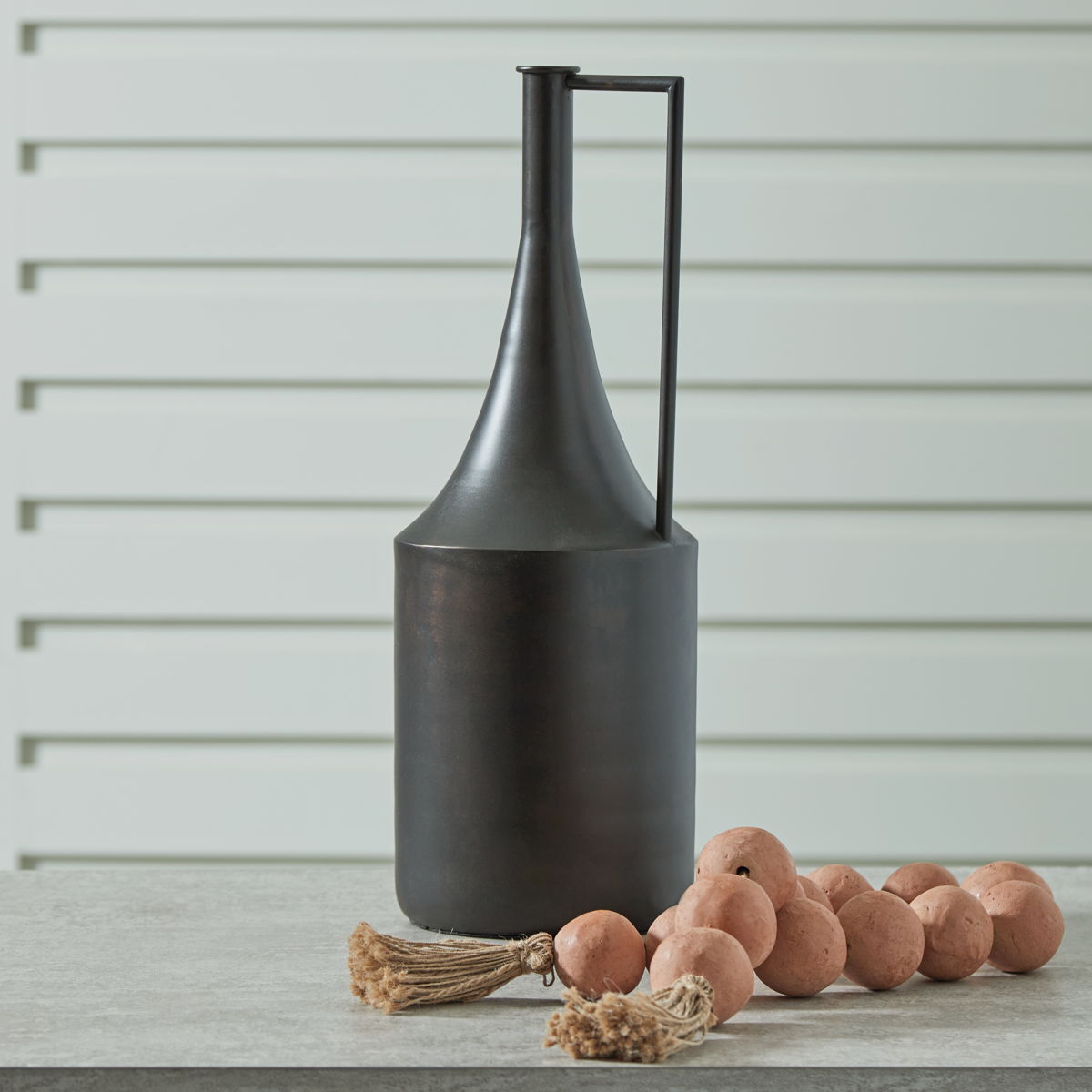 Zainforth - Vase - 20" - Distressed Brown - Image 3