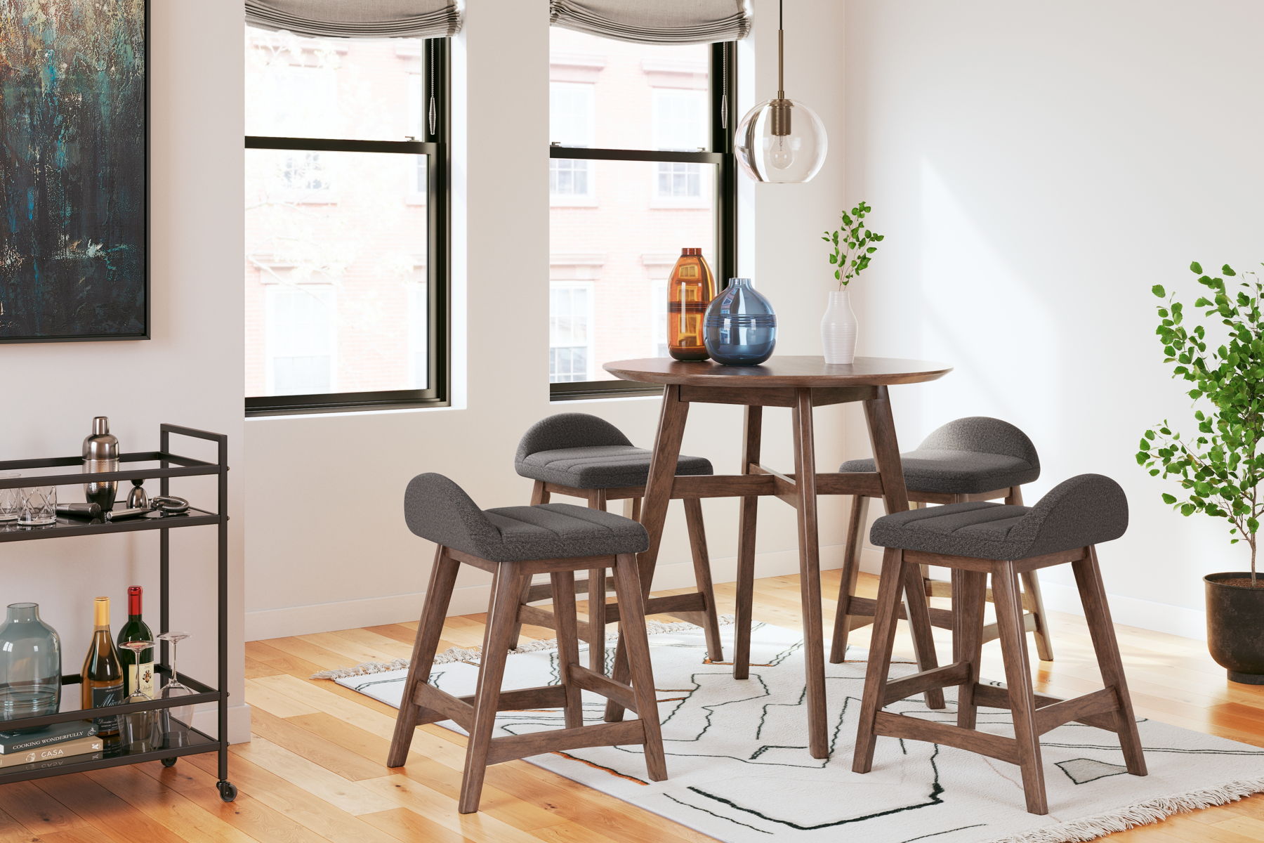Lyncott - Upholstered Barstool (Set of 2) - Image 38