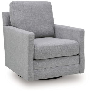 Freybourne Next-Gen Nuvella - Swivel Accent Chair - Pewter