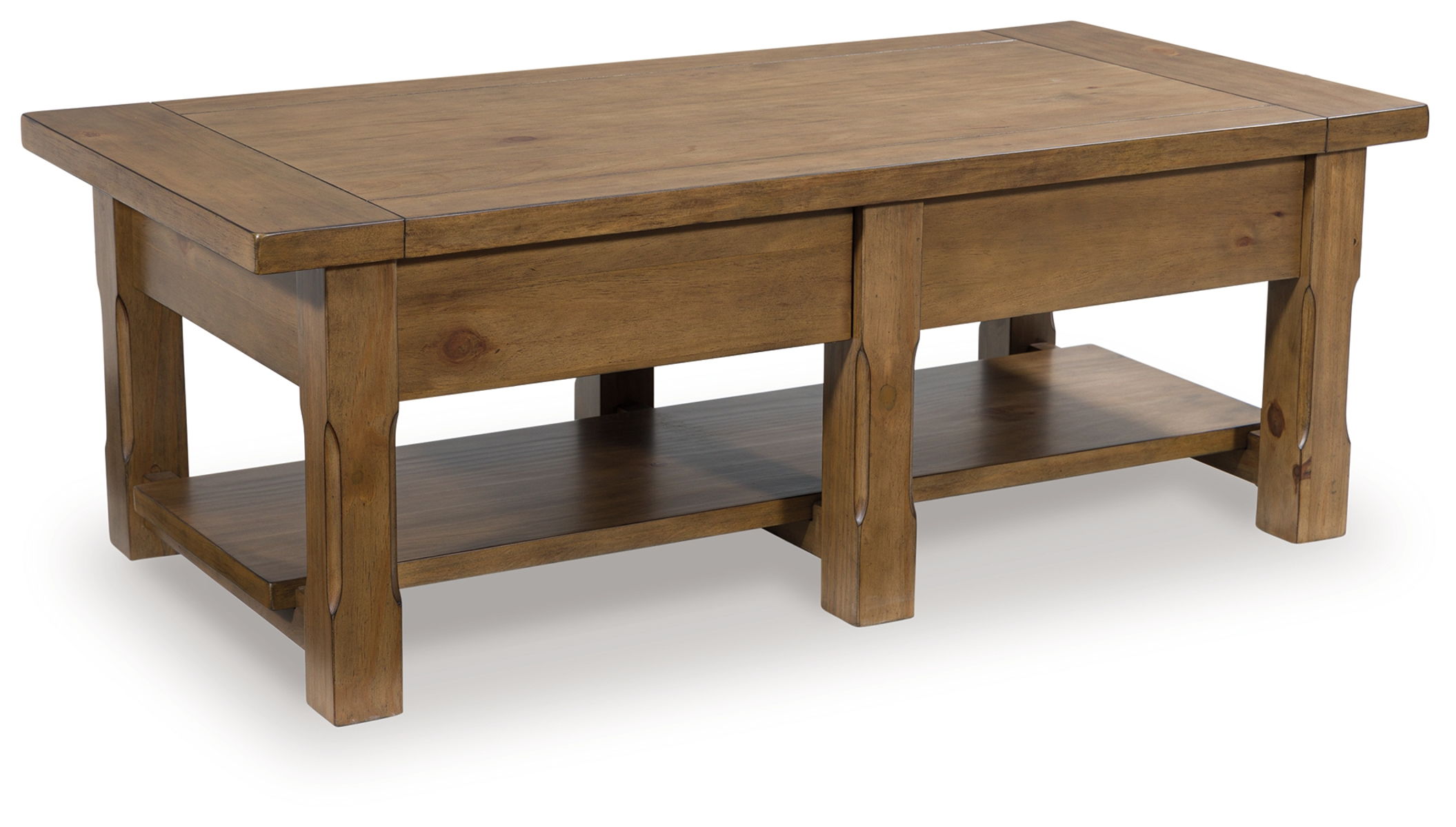 Vandenmore - Rectangular Cocktail Table - Medium Brown - Image 3