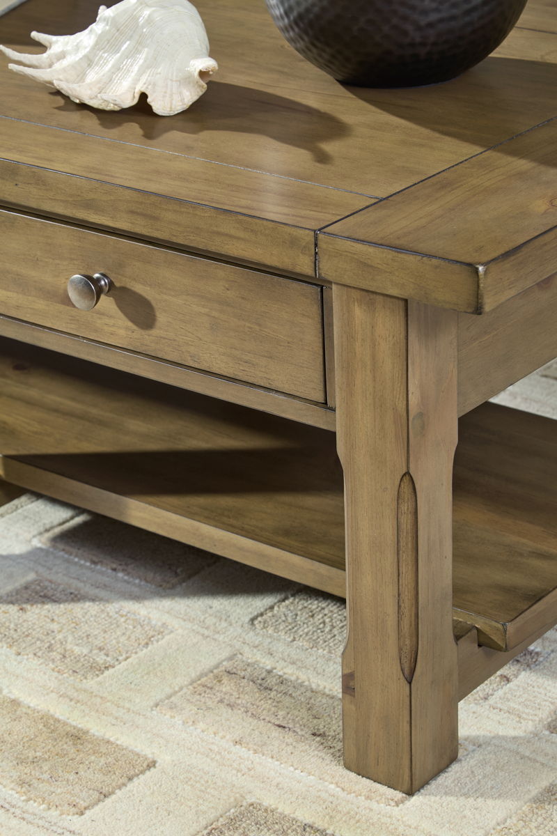 Vandenmore - Rectangular Cocktail Table - Medium Brown - Image 7