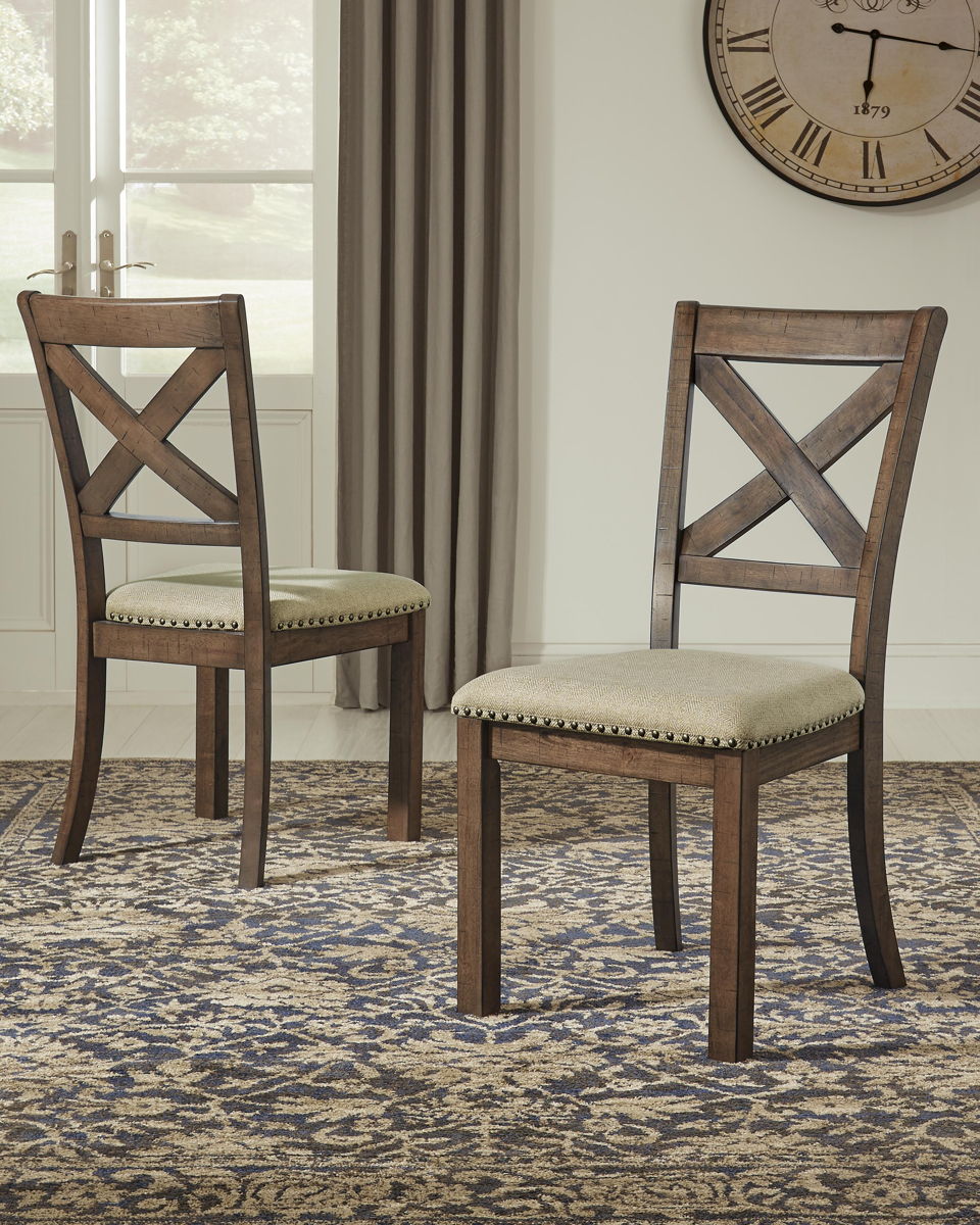 Moriville - Dining UPH Side Chair (Set of 2) - Beige - Image 8