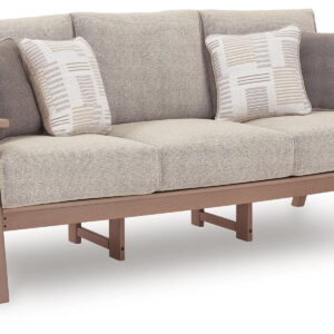 Grover Beach - Sofa With Cushion - Driftwood