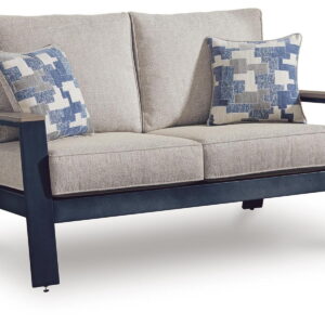 East Beach - Loveseat With Cushion - Blue