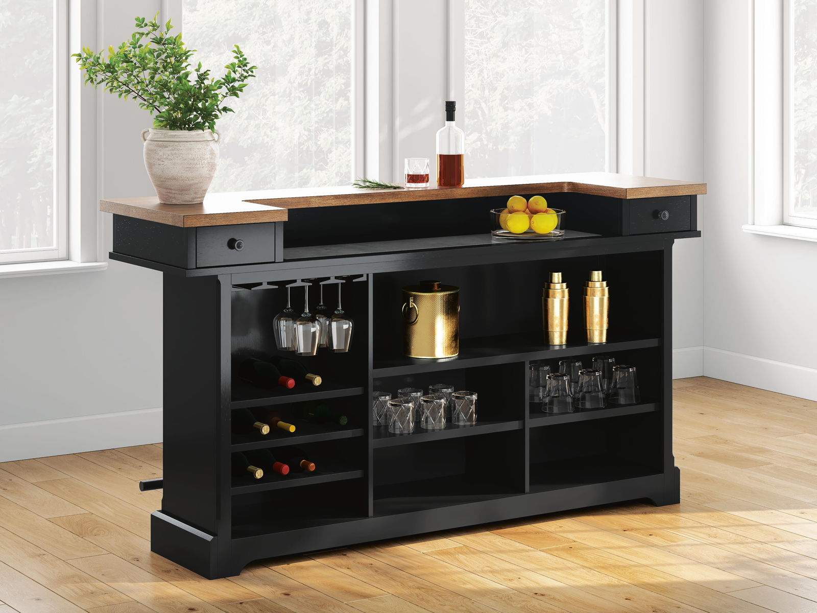 Wildenauer - Bar - Brown / Black - Image 6