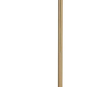 Abanson - Metal Floor Lamp - Amber / Gold Finish
