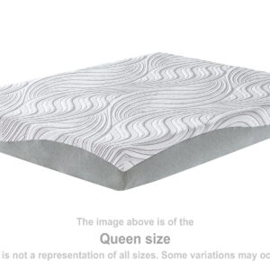 8 Inch Memory Foam - California King Mattress - White
