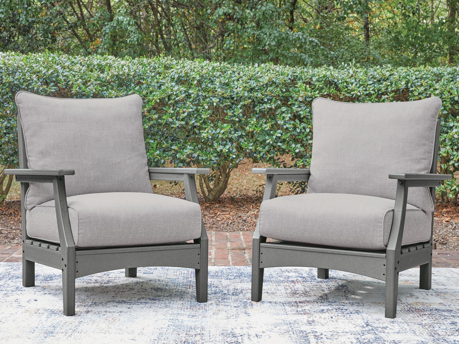 Cove Beach - Lounge Chair With Cushion (Set of 2) - Gray - Image 6