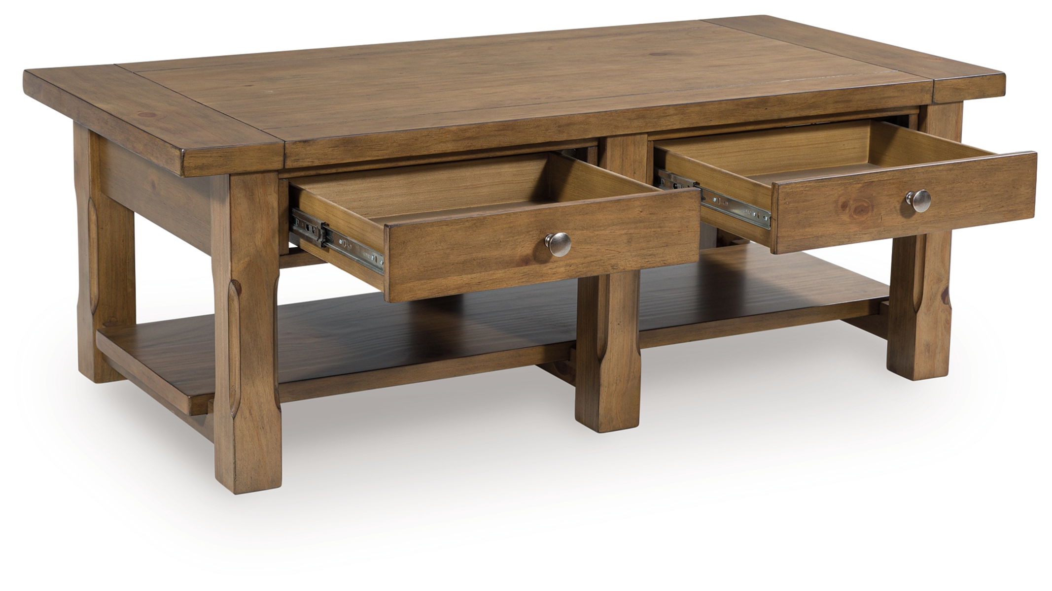 Vandenmore - Rectangular Cocktail Table - Medium Brown - Image 5
