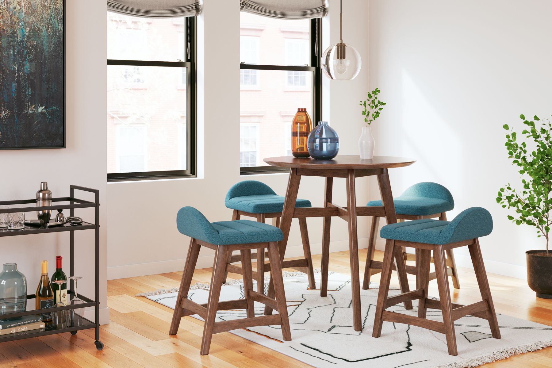 Lyncott - Upholstered Barstool (Set of 2) - Image 33