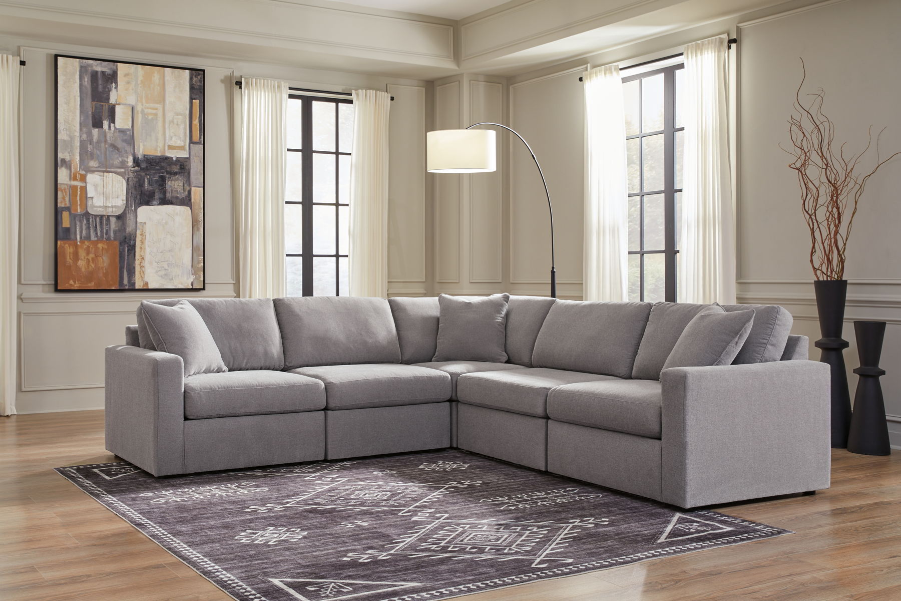 Modmax - Symmetrical Sectional - Granite - Image 2