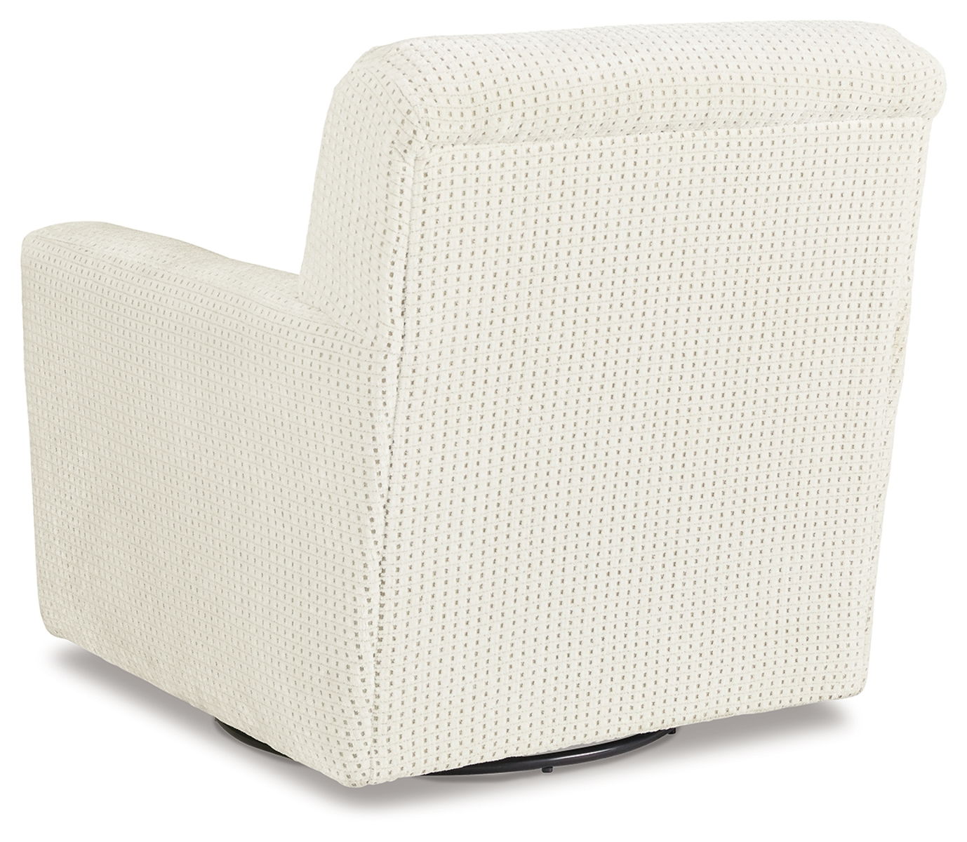 Herstow - Swivel Glider Accent Chair - Ivory - Image 2