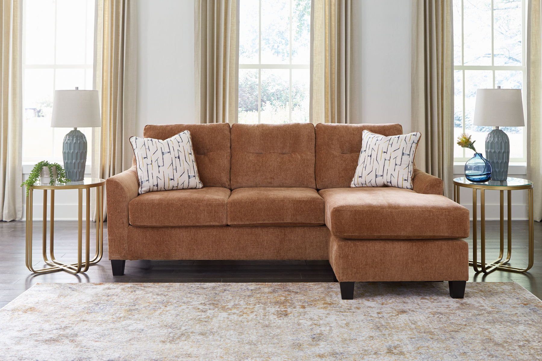 Amity Bay - Sofa Chaise - Clay - Image 9