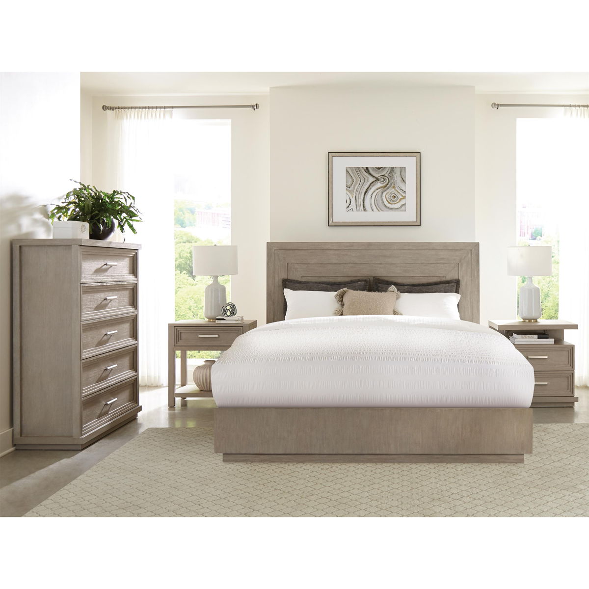 Cascade - King Panel Bed - Dovetail - Image 2