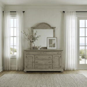 Summer House - Dresser & Mirror - Sand Dune