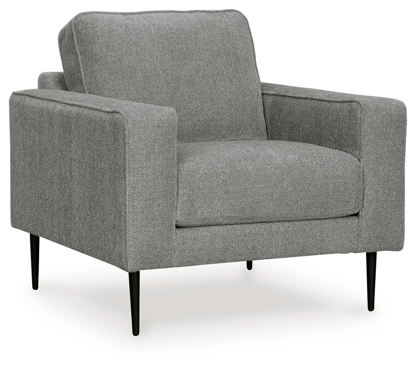 Hazela - 2 Pc. - Chair, Ottoman - Charcoal - Image 4
