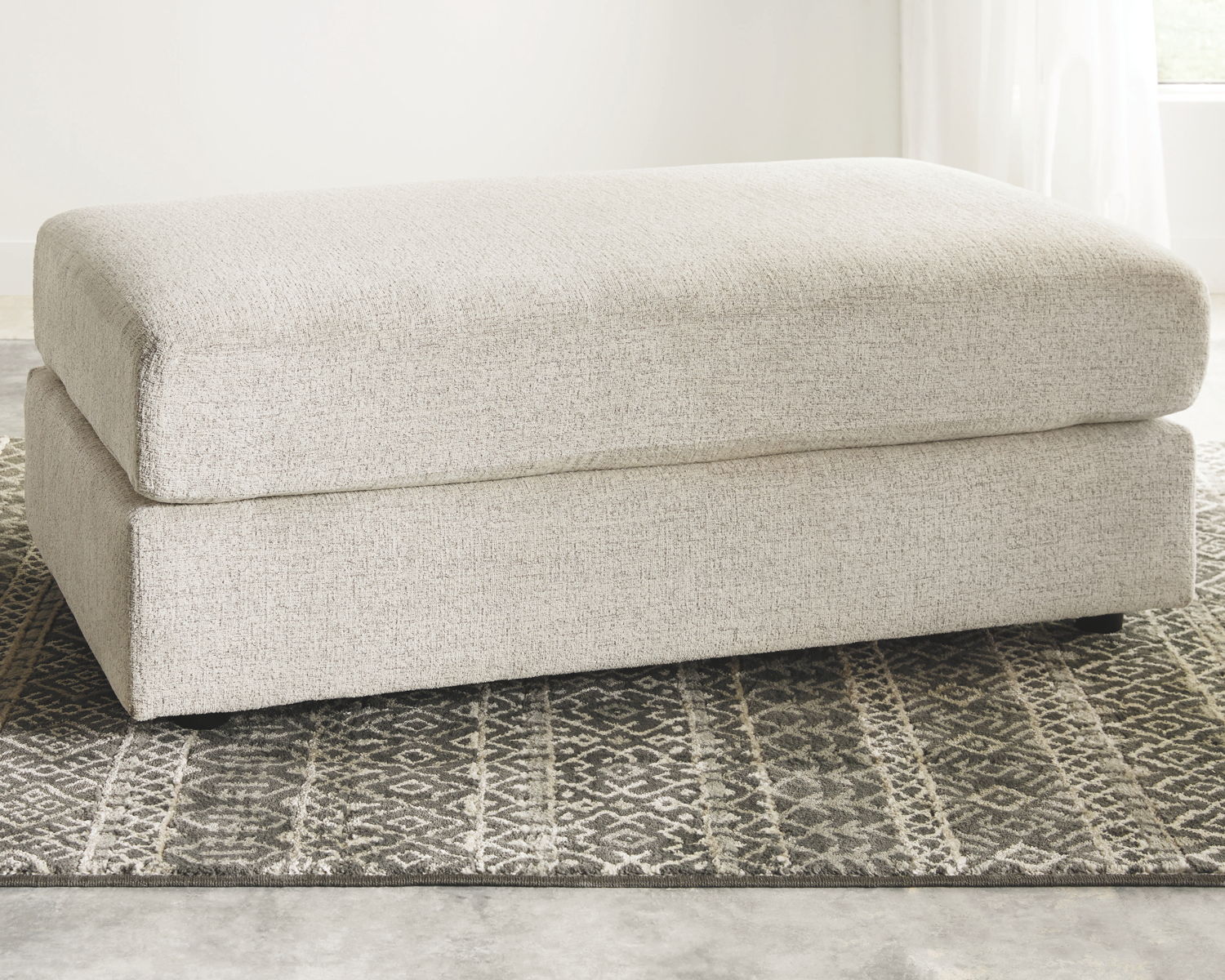 Soletren - Oversized Accent Ottoman - Stone - Image 2