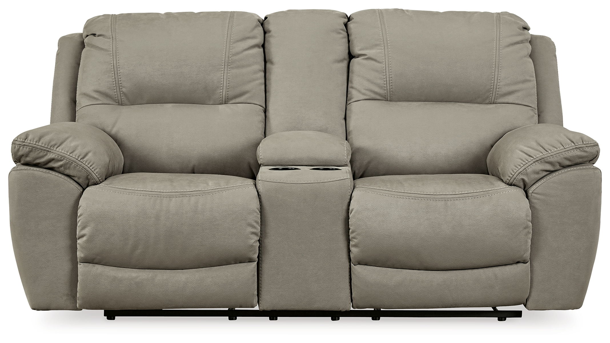 Next-Gen Gaucho - DBL Rec Loveseat w/Console - Putty - Image 4