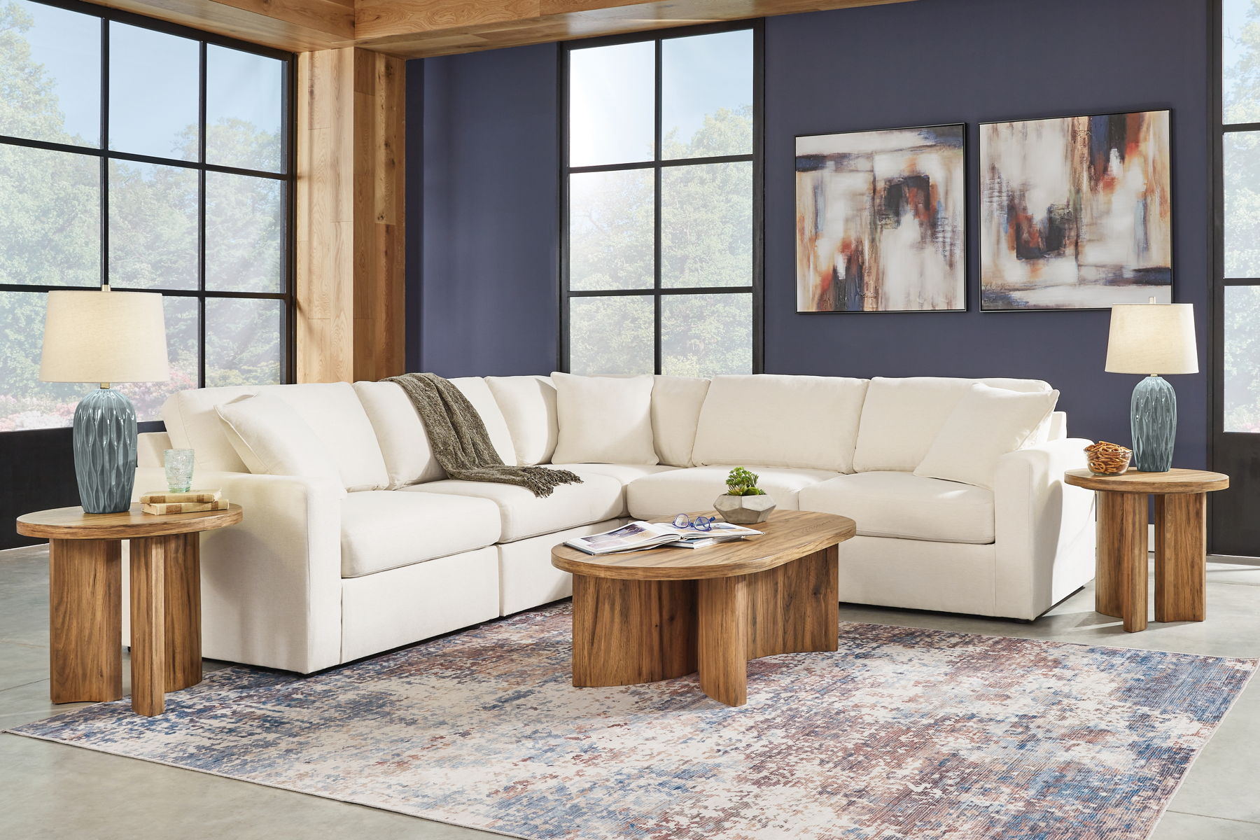 Modmax - Symmetrical Sectional - Oyster - Image 4