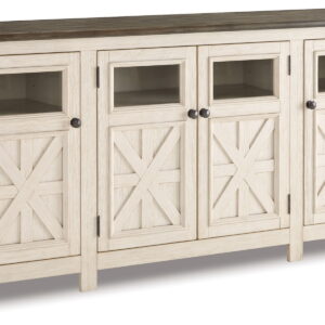 Bolanburg - Extra Large TV Stand - White / Brown / Beige