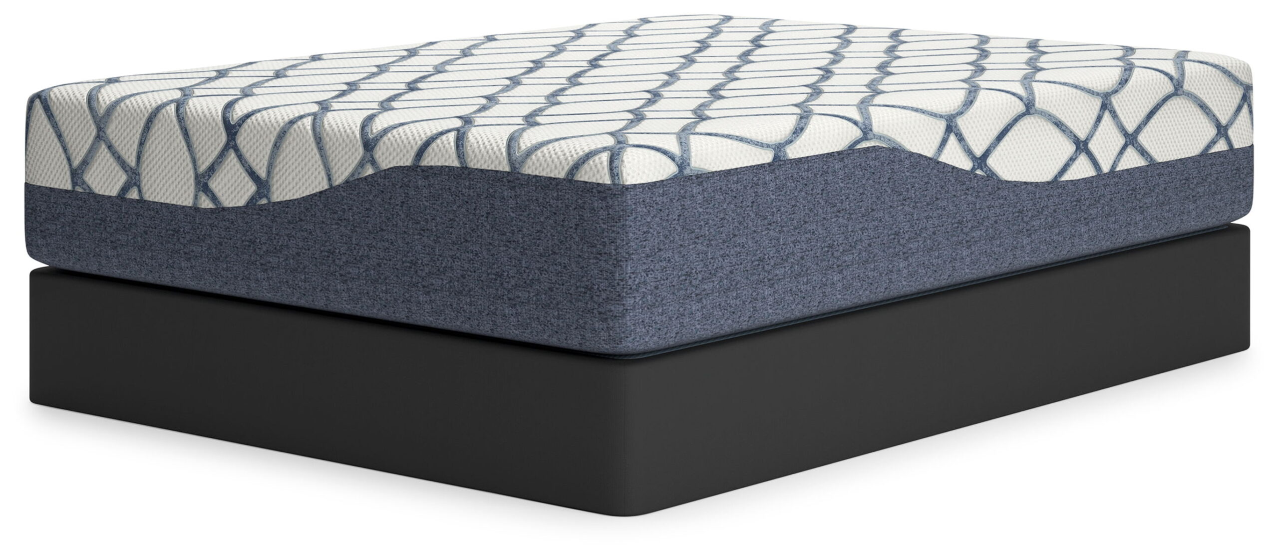 14 Inch Chime Elite 2.0 - California King Mattress - White / Blue - Image 11