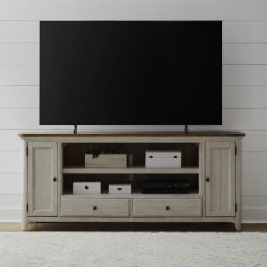 Fireplace TV Consoles - 80" Fireplace TV Console FTS - Brown