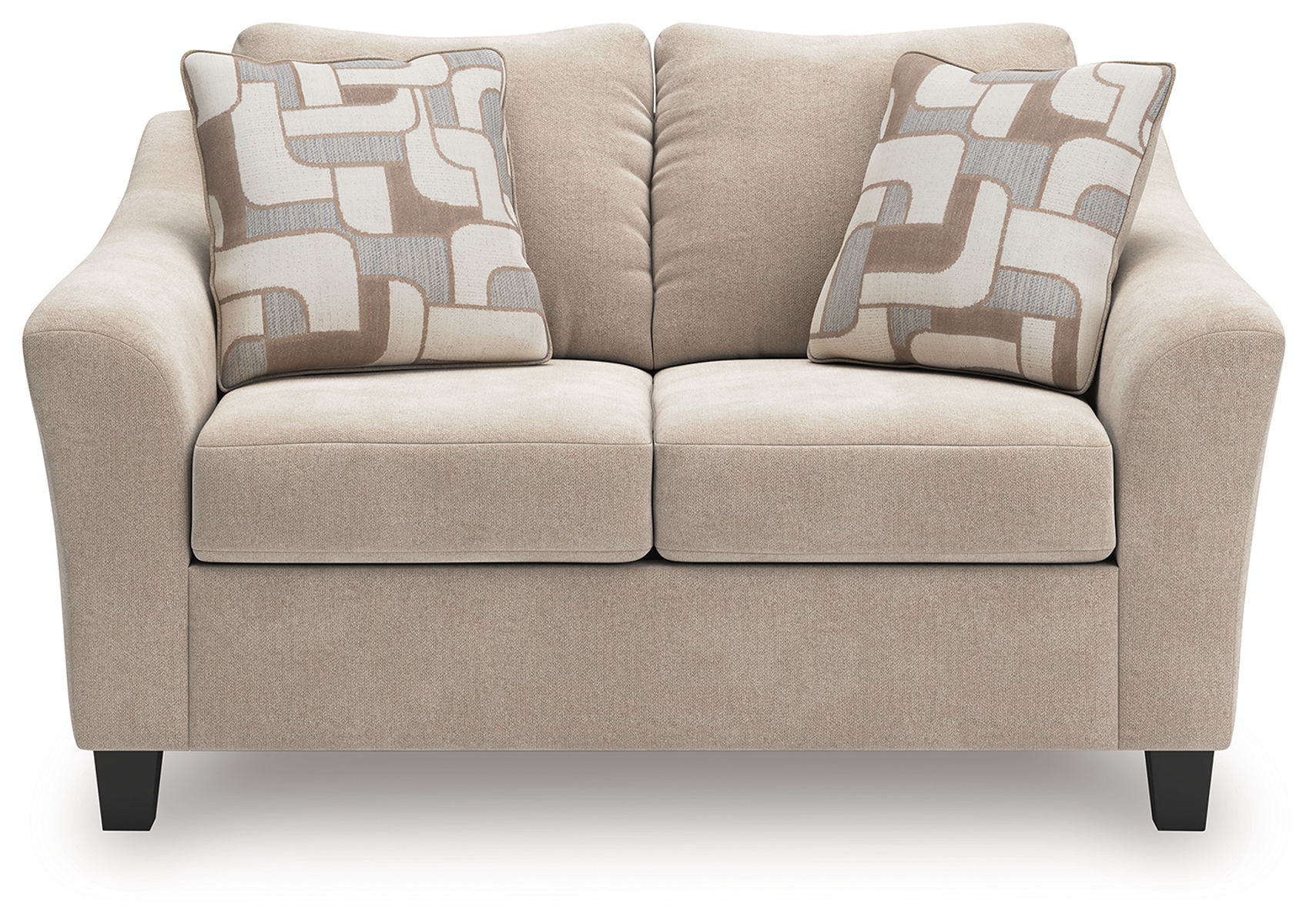 Willarae - Loveseat - Taupe - Image 4