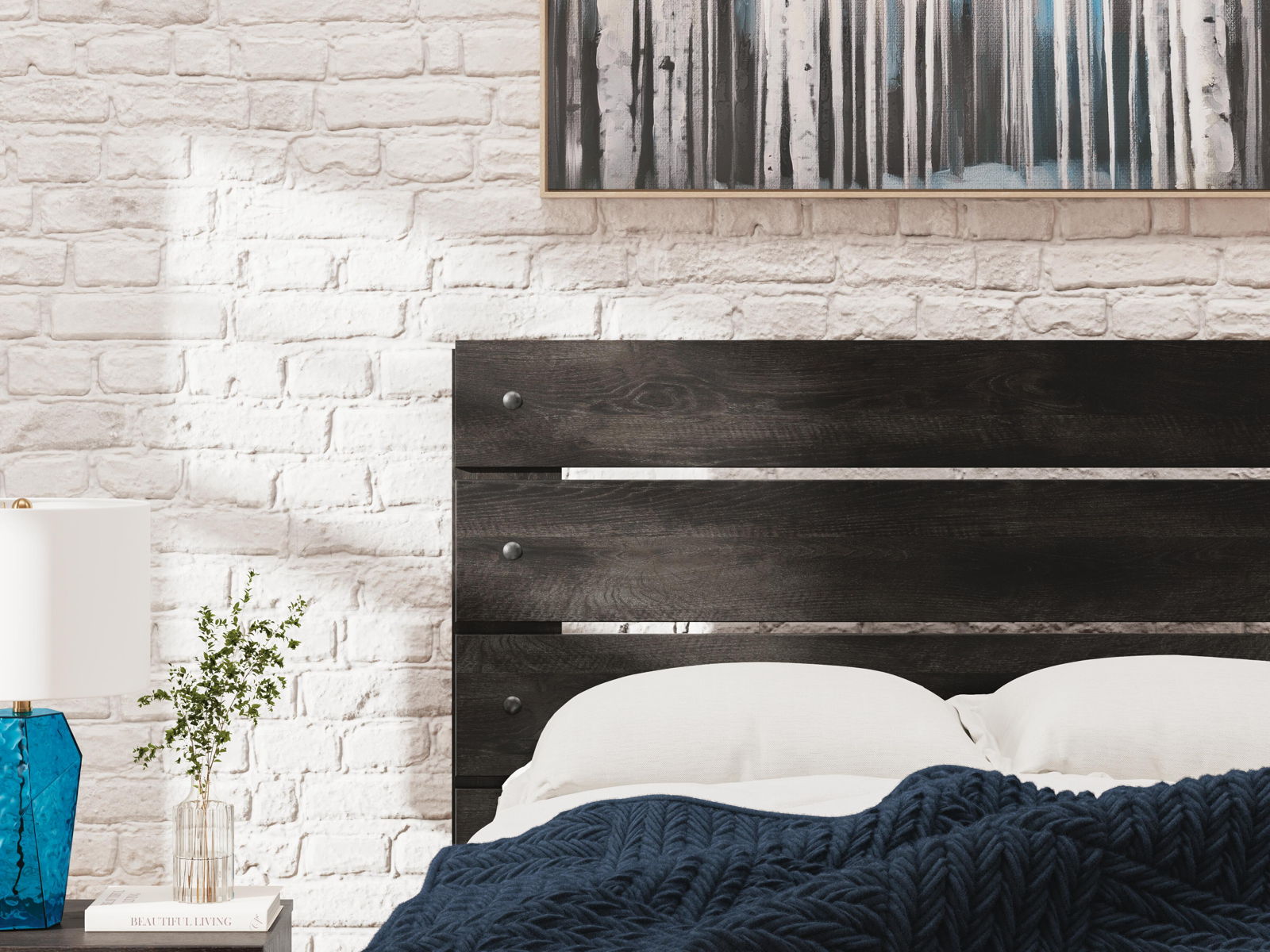 Hollivern - Panel Bed With Storage - Image 9