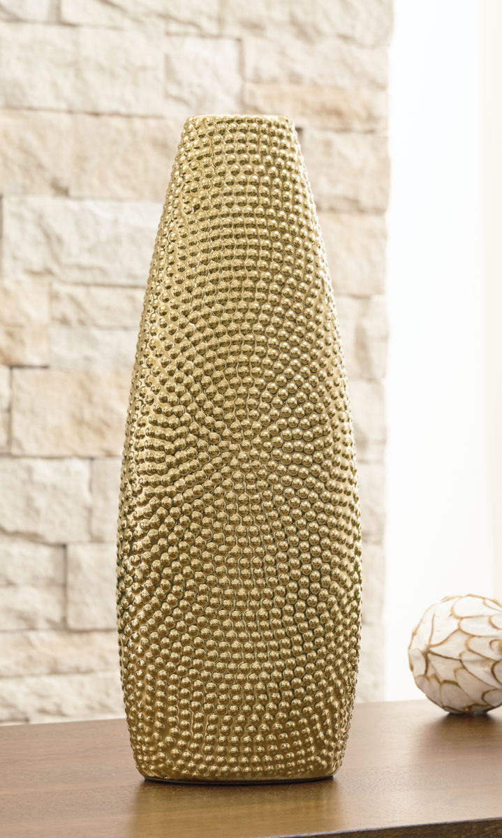 Efim - Vase - 13.75" - Gold Finish - Image 5