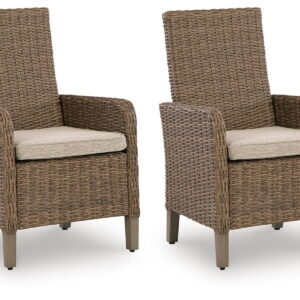 Laguna Heights - Arm Chair With Cushion (Set of 2) - Beige