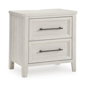Darbonton - Two Drawer Night Stand - Dove White