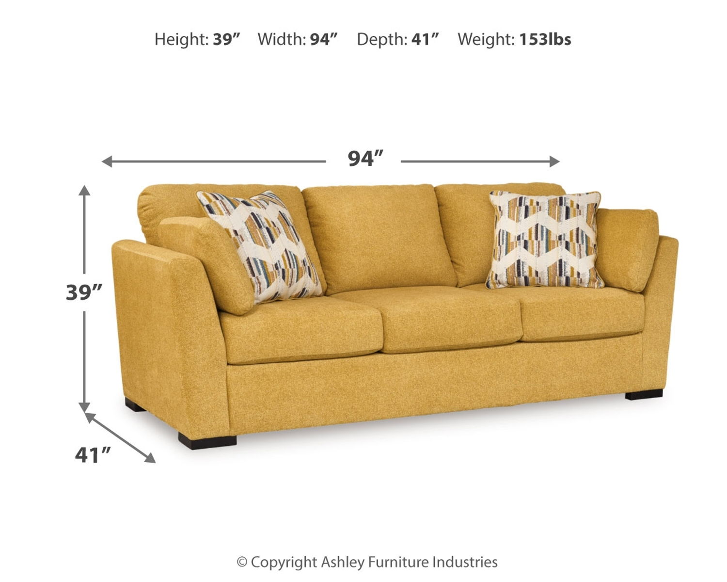 Keerwick - Sofa - Sunflower - Image 6