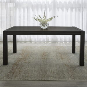 Modern Edge - Rectangular Leg Table - Caffe