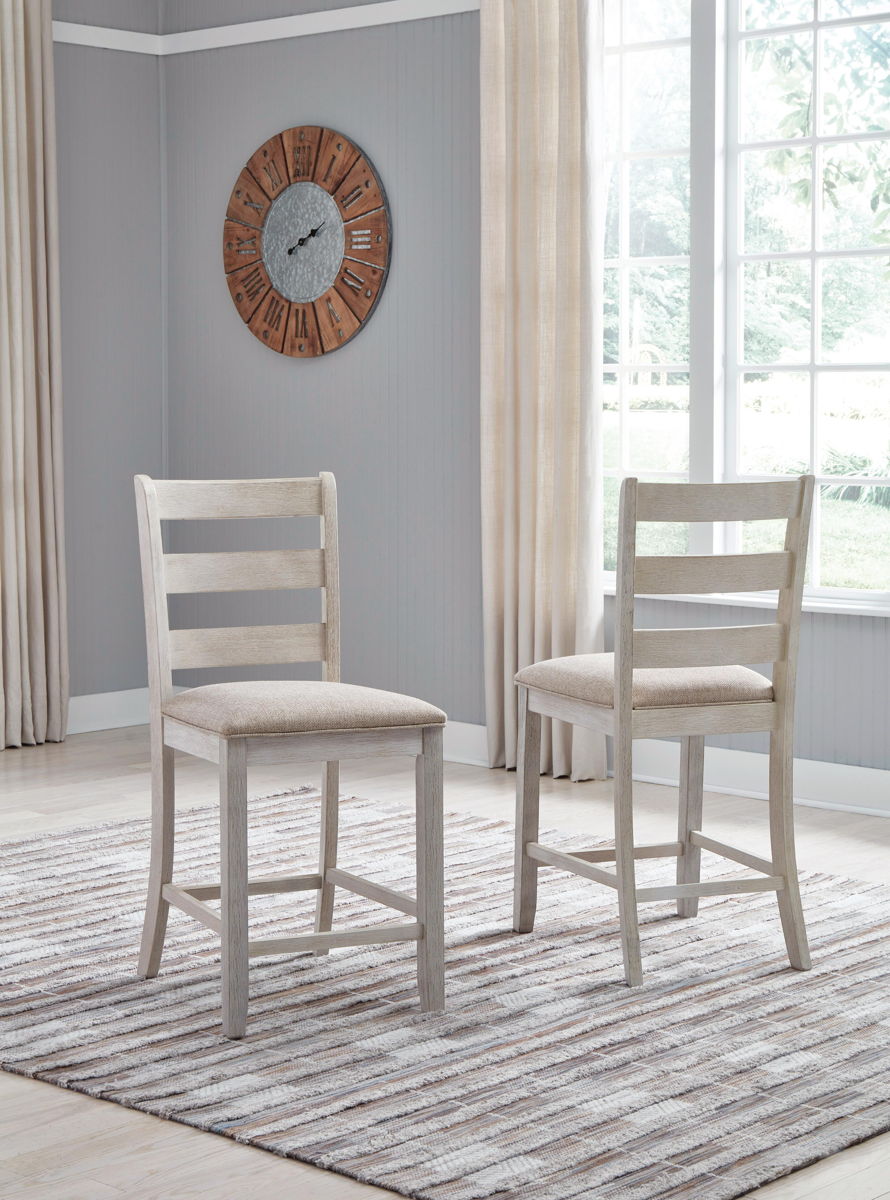 Skempton - Upholstered Barstool (Set of 2) - White - Image 10