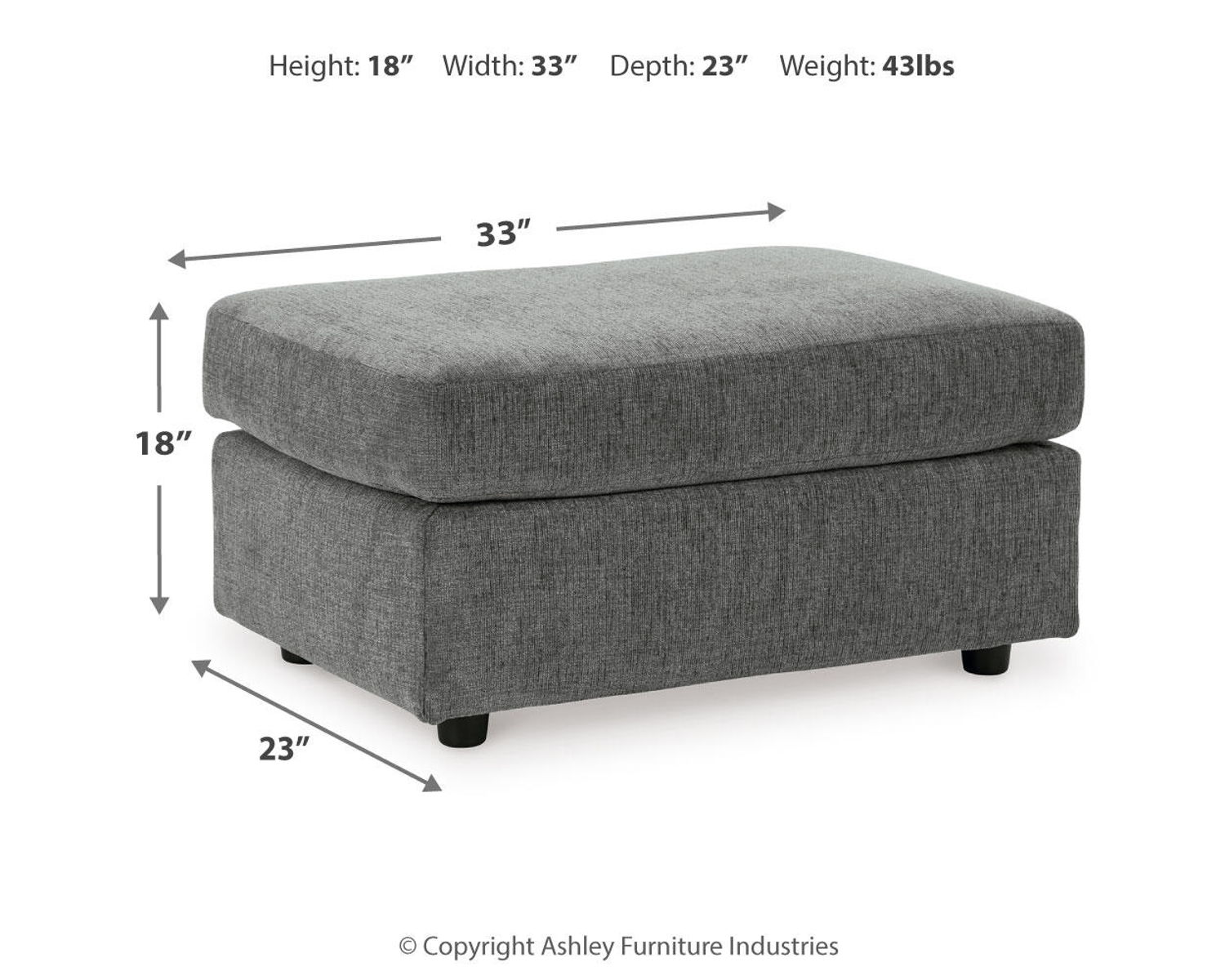 Stairatt - Ottoman - Gravel - Image 2