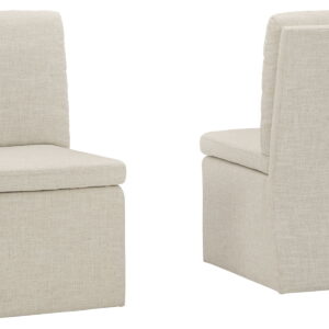 Krystanza - Dining UPH Side Chair (Set of 2) - Oatmeal