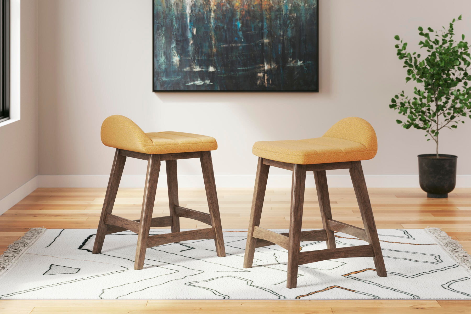 Lyncott - Upholstered Barstool (Set of 2) - Image 32