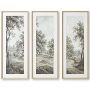 Dixonburg - Wall Art Set (Set of 3) - Taupe / Gray