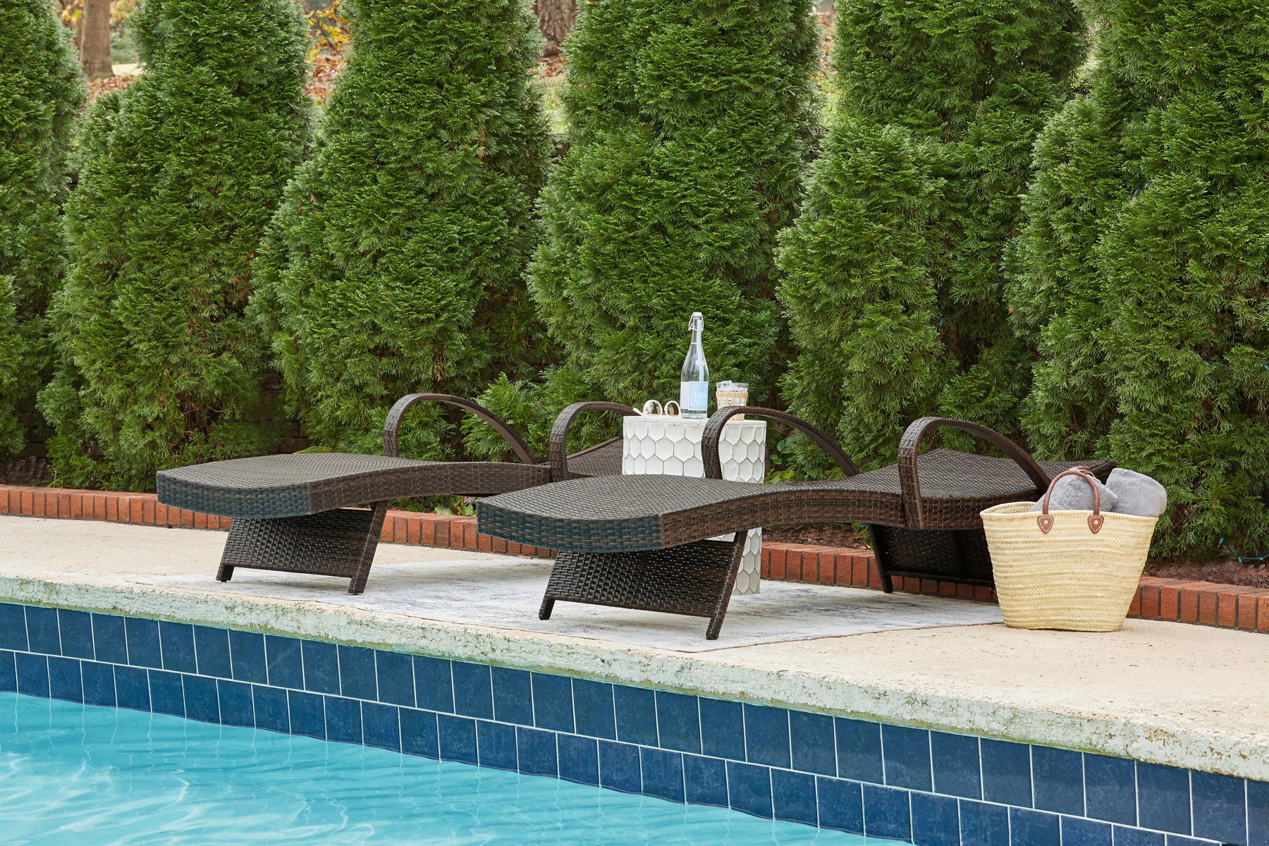 Kantana - Chaise Lounge (Set of 2) - Brown - Image 8