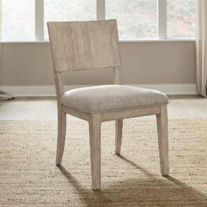 Proximity Place - Panel Back Side Chair - Barley Buff