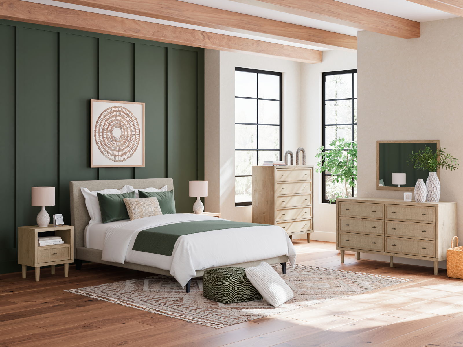 Cielden - Upholstered Bed With Roll Slats - Image 36