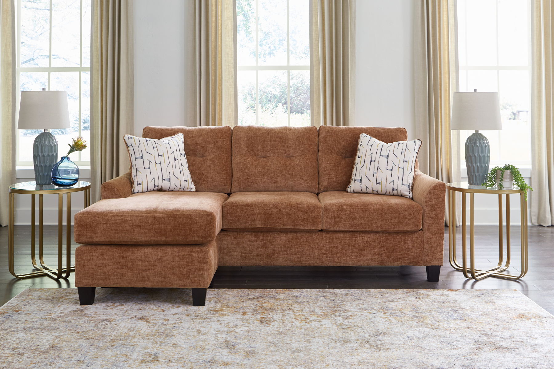 Amity Bay - Sofa Chaise - Clay - Image 4