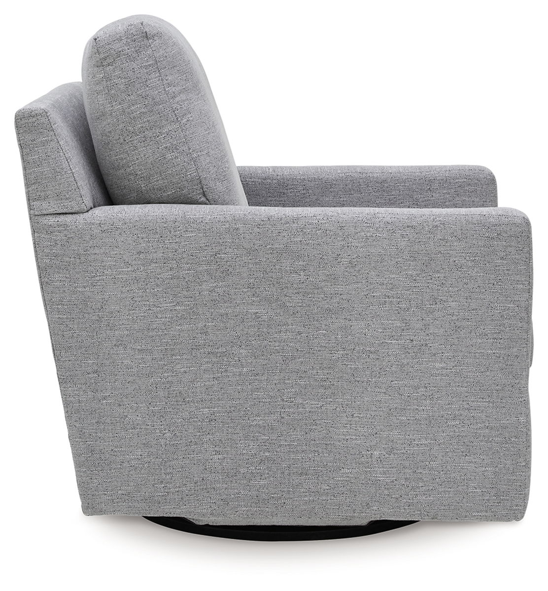 Freybourne Next-Gen Nuvella - Swivel Accent Chair - Pewter - Image 4