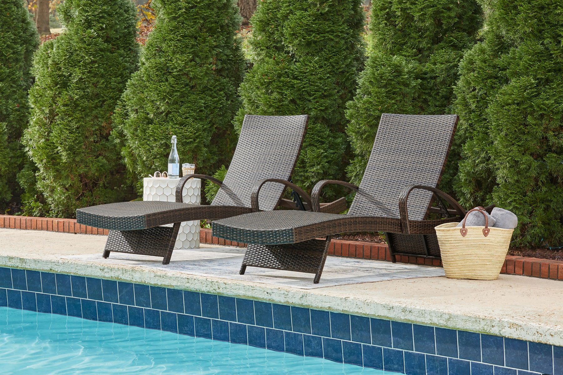 Kantana - Chaise Lounge (Set of 2) - Brown - Image 5
