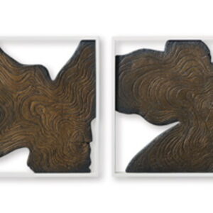 Landley - Wall Decor Set (Set of 2) - Brown / White